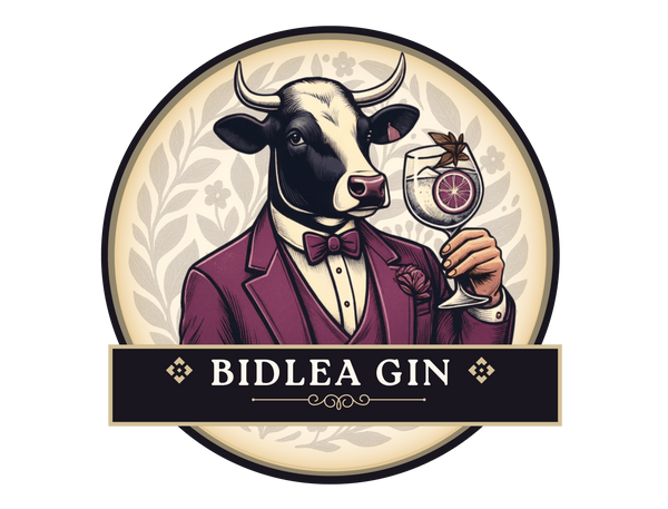 Bidlea Gin Logo on transparent background